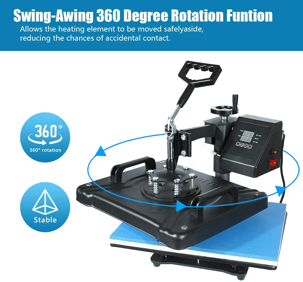 Hikegeek Heat Press Machine for Beginners